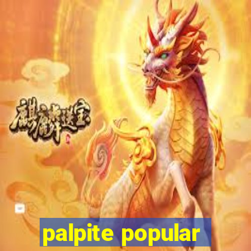 palpite popular